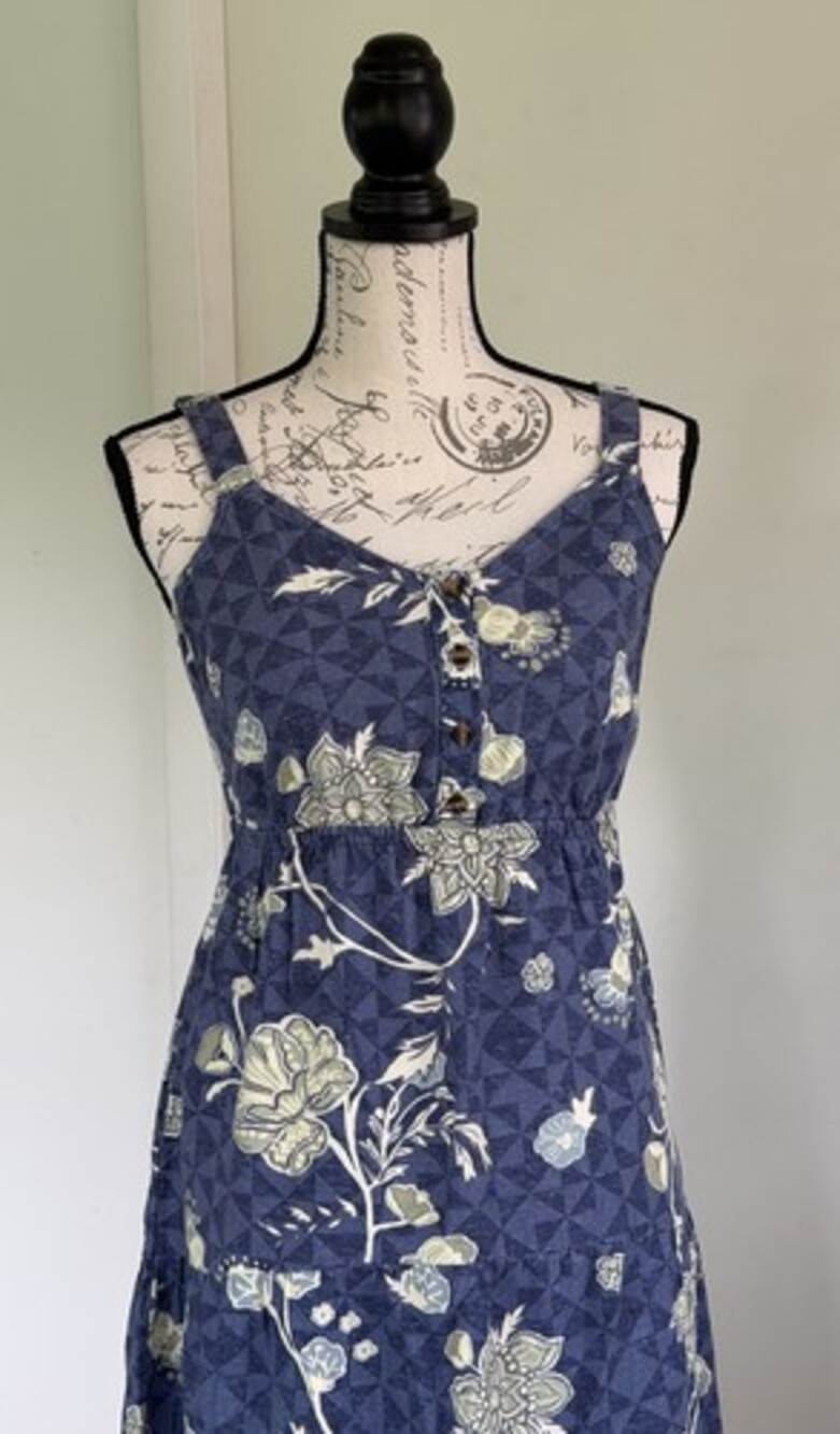 Sonoma Goods For Life Floral Tiered Midi Dress Size S
